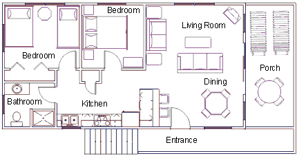 Floor plan of house